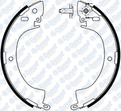 ARKA FREN BALATASI PABUCLU L200 2.5D-2.5TD 86->96 L300 2.0-2.3D-2.4-2.5D 89->96 PAJERO 88->00 270X