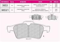 ARKA FREN BALATASI LAGUNA II III VECTRA C C MAX FOCUS II 04 /> FOCUS II C MAX (03 07) CONNECT 1,8TDCI 02 /> VOLVO S40 JAGUAR XF / XJ / XK MAZDA 3 MAZDA 5 P508 C5 III (ELEKTRIKLI IKINCIL FREN SISTEMLI) / (USTU SEGMANSIZ)