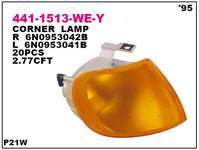 SINYAL LAMBASI ON SOL SARI VOLKSWAGEN POLO III 95-98 DUYLU