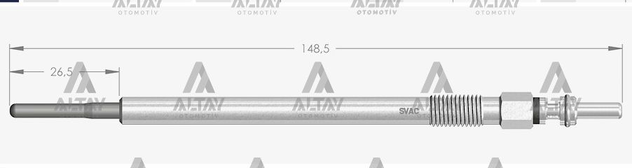 KIZDIRMA BUJİSİ (ISITMA) SPRINTER W164 / 221 / 169 / 245 06=> 642-640