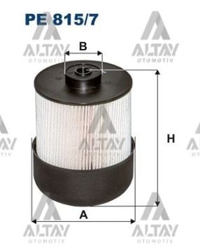 YAKIT FİLTRESİ (MAZOT) CLIO IV / CAPTUR / LOGAN / SANDERO / DOKKER / LODGY 12=> 1.5DCI