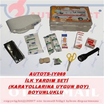 İLK YARDIM SETİ (KARAYOLLARINA UYGUN BOY) BOYUNLUKLU (HIRDAVAT)