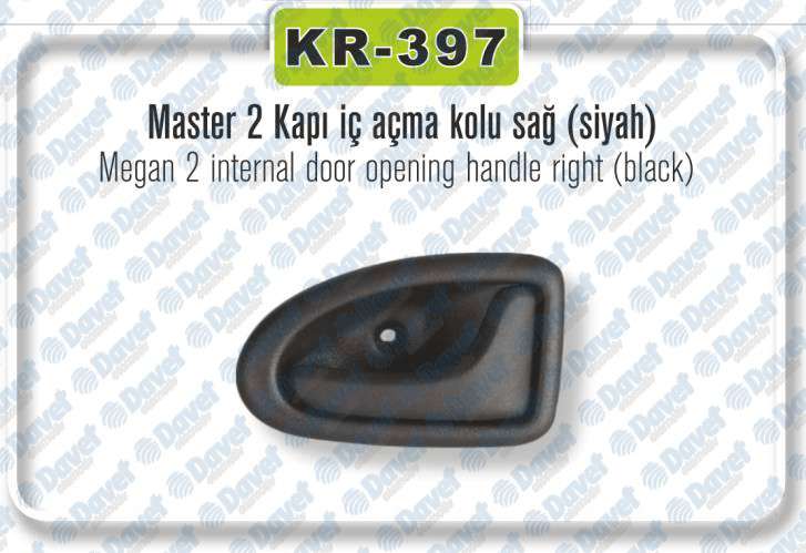 KAPI IC ACMA KOLU SAG SIYAH CLIO LOGAN