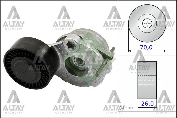 VANTİLATÖR GERGİSİ TOUAREG / A4 / A6 / Q5 10-14 CDTA-CDUC-CJGA-CLAA-CLAB 3.0 TDİ KOMPLE