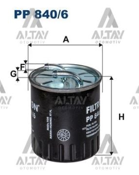 YAKIT FİLTRESİ (MAZOT) 203 / 211 / 169 / 245 / 204 02-11 M646-647-648-640