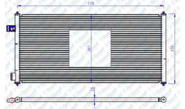 Klıma Radyatoru Kondenser Brazıng Transıt Connect 1.8 1.8Dı 1.8Tdcı 1.8Tddı 02->13 790X361X16 At/Mt Sanzuman
