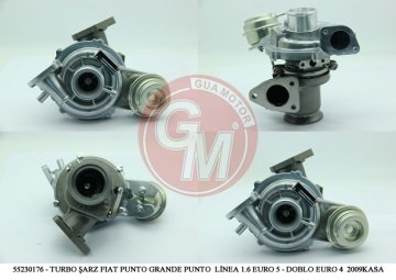 55230176-TURBO LINEA 1.6 (Euro5)-DOBLO (Euro4) 2009