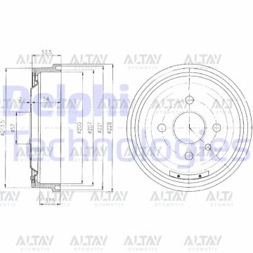 FREN KAMPANA ASTRA F / KADETT E ARKA