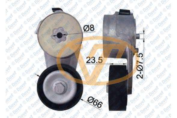 ALTERNATOR GERGI RULMANI KUTUKLU IDEA - PALIO - PANDA - PUNTO - STILO - STRADA 1.2 / 1.4 16V