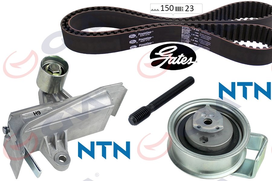 TRİGER SETİ (150x23) PASSAT1.8T(01-05) 2.0 (01-05)-A4-A6 1.8T (BFB-AWM-AWT-ALT)(K045491XS)KÜTÜKLÜ