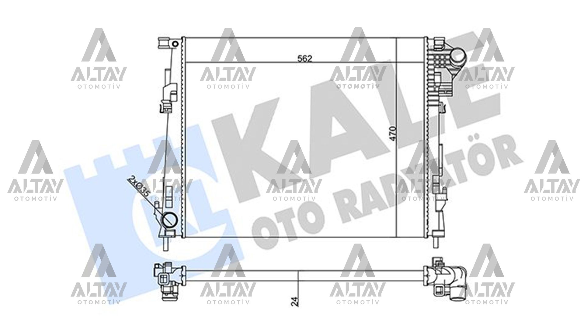 RADYATÖR SU TRAFIC II 06-14 / VIVARO 06-14 / 2.0 DCI M-T MEKANİK