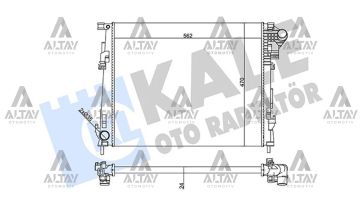 RADYATÖR SU TRAFIC II 06-14 / VIVARO 06-14 / 2.0 DCI M-T MEKANİK