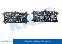 FAN MOTOR - DAVLUMBAZ KLIMALI (FIAT: DOBLO 1.3JTD 1.9JTD  01-) CIFT MOTORLU EURO III)