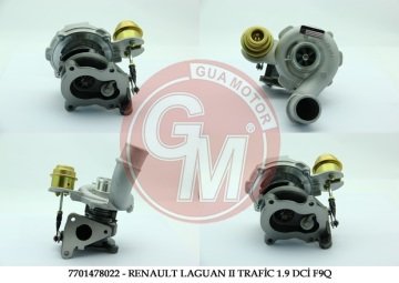 7701478022-TURBO LGN II-TRAFIC II-MASTER II-MGN 1.9 DCİ (F9Q)-MOVANO-VIVARO 1.9 DTİ