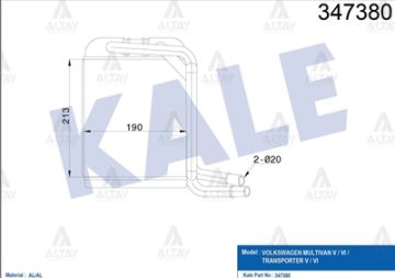 RADYATÖR KALORİFER TRANSPORTER T5 /Q7 / TOUAREG 04=> MEKANİK