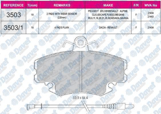 ON FREN BALATASI R9 R11 R19 R21 CLIO I II MEGANE I EXPRES SYMBOL I II TWINGO LOGAN SANDERO SOLENZA