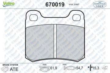 DISK FREN BALATA ARKA MERCEDES C-SERISI W202 C180 C200 C220 93>00/S202 W124 86>93/S124 C124 W126 W201