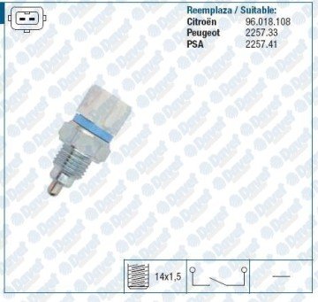 GERI VITES MUSURU PARTNER BERLINGO BE3 SANZIMAN< 03 P106 P206 P205 P306 P309 P405 P605 P406 P806 EXPERT JUMPY SAXO BX C15 XM ZX XANTIA XSARA