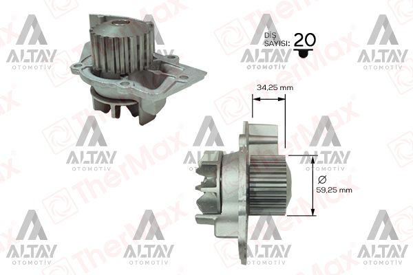 DEVİRDAİM PARTNER  96-08 / BERLINGO 96-08 / XSARA 97-05 / JUMPER 02-06 / 1.9-2.0 HDI (DW8-DW10)