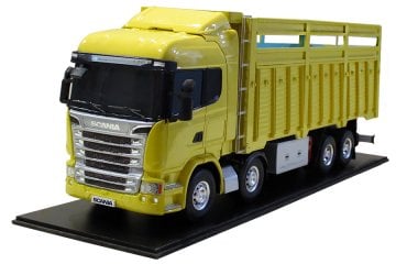 Maket Boy:60-Yükseklik:22 Cm (1:18 Ölçü) Scanıa Hal Kasa Kamyon