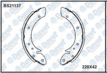 ARKA FREN BALATASI PABUC PARTNER-BERLINGO 96-08 XSARA-PICASSO 04-> MEGANE SCENIC 98-> 228x42mm