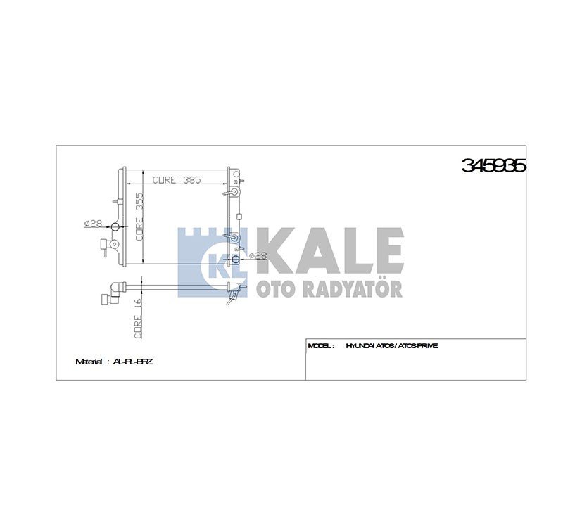 RADYATÖR SU ATOS  98-02 A-T BRAZING