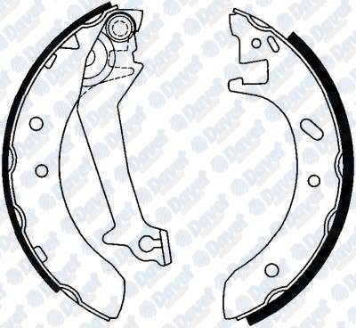 ARKA FREN BALATASI (PABUC) MONDEO I / II 1,6 2,0 93>00