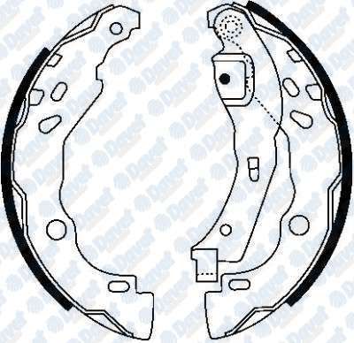 Arka Fren Balatası Pabuc Logan 1.4-1.6 09-04-> Clıo Iı 1.2-1.4 16V-1.5Dcı-1.9Dtı