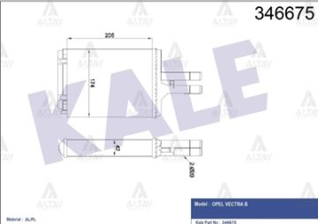 RADYATÖR KALORİFER VECTRA B 95-03 / MEKANİK