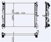 MOTOR SU RADYATORU MANUEL VITES CLIO III MODUS MICRA III NOTE 1,2 1,5 DCI NAC (2 SIRA AL+PL) (494×396×23,5)