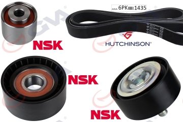 Alternatör Gergi Kiti Kütüksüz Partner-Berlıngo-Scudo-Jumpy-306 1.9D 99>Dw8B(Kli'Sız)K016Pk1438