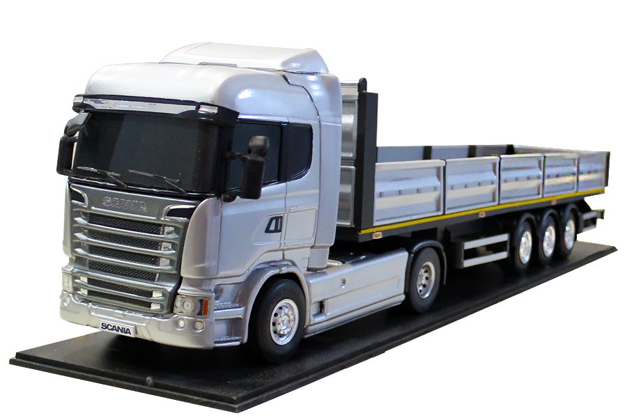 Maket Boy:82-Yükseklik:22 Cm (1:18 Ölçü) Scanıa Sal Dorse Tır