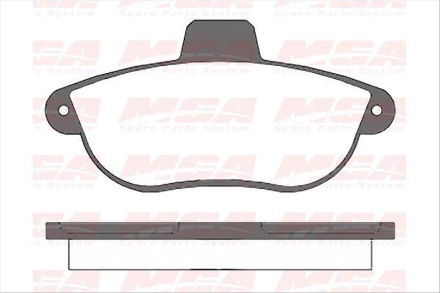 BALATA FREN ON-(FISLI)-(FIAT: SCUDO 96>> ''1.6-1.9D'' 99>> ''2.0JTD''/CITROEN: JUMPY 96>> ''1.6-1.9D'' 99>> ''2.0JTD''/PEUGEOT: EXPERT 96>> ''1.6-1.9D'' 99>> ''2.0JTD''  )  (WVA 23040)