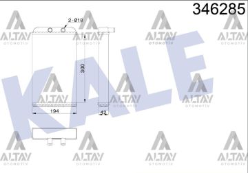 RADYATÖR KALORİFER JUMPER II 02-06 / DUCATO II 02-06 / BOXER II 02-06 MEKANİK