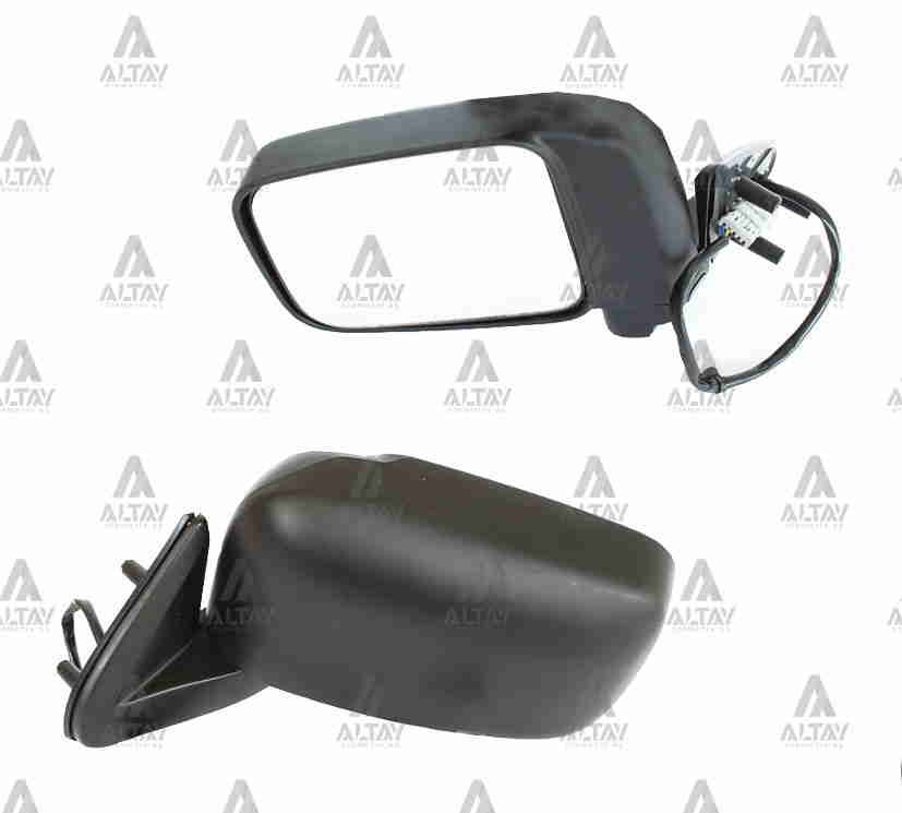 AYNA DIŞ DİKİZ PICKUP 03=> YD25 ELEKTRİKLİ SİYAH SOL