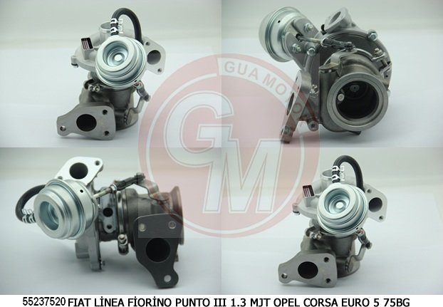 TURBO SARJ LINEA FIORINO PUNTO III 1,3 MJT OPEL CORSA EURO 5 75BG