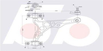 Alt Salıncak Sağ 15Mm Tmpr 89=>-Tipo 87=>