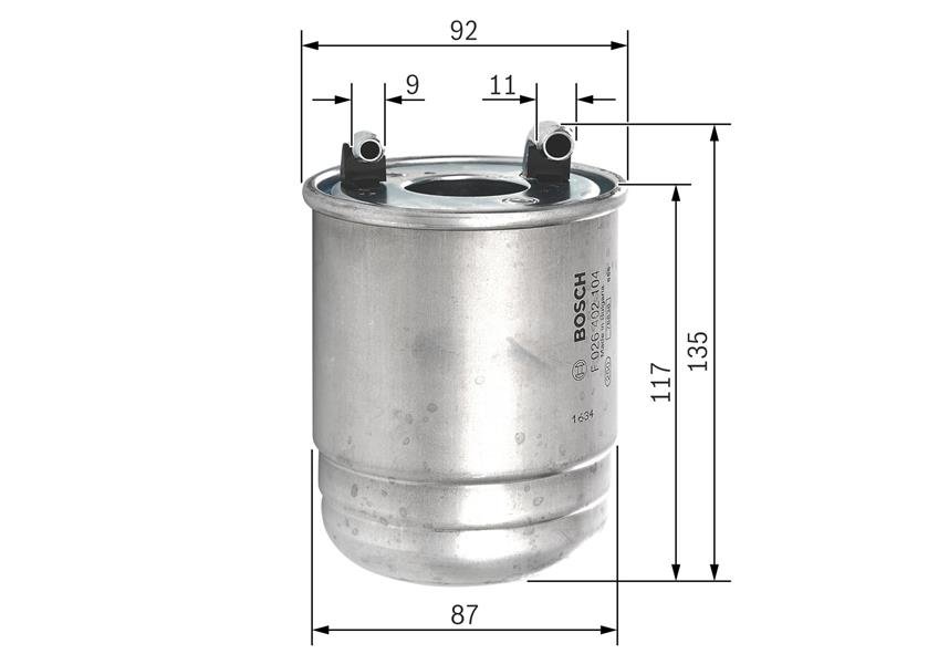 YAKIT FILTRESI MERCEDES SPRINTER OM642 906 06>16