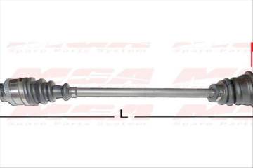 AKS KOMPLE SOL ABSLI MEGANE I 1.9 F9Q