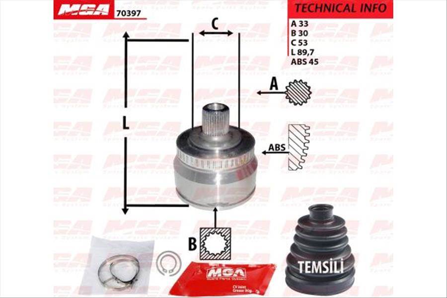 DIS AKS KAFASI (VW PASSAT 97-05  AUDI A4 95-01  A6 95-01)