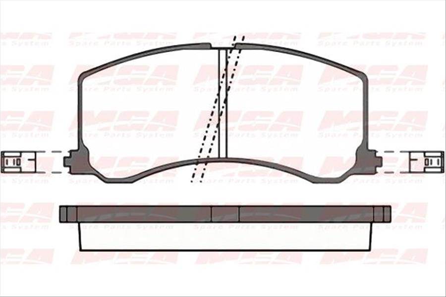 BALATA FREN ON-(SUZUKI: BALENO 96>00 )
