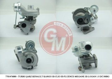 (x) TURBO KOMPLE LOGAN-LODGY MCW 1.5DCI 80-85BG