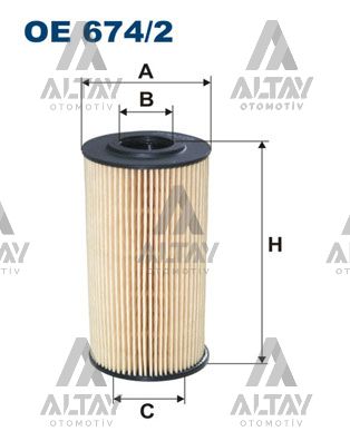 YAĞ FİLTRESİ ACCENT ERA / GETZ 05-09 / MATRIX / CERATO / RIO / CEED / PICANTO / I-30 DİZEL