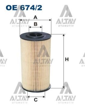 YAĞ FİLTRESİ ACCENT ERA / GETZ 05-09 / MATRIX / CERATO / RIO / CEED / PICANTO / I-30 DİZEL