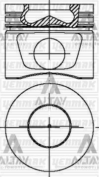 PİSTON SEGMANLI PASSAT / A4 / A6 04-10 2.0TDI BKP-BKD-BRE STD