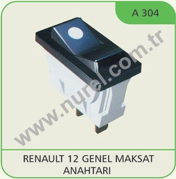 RENAULT 12 GENEL MAKSAT  ANAHTARI