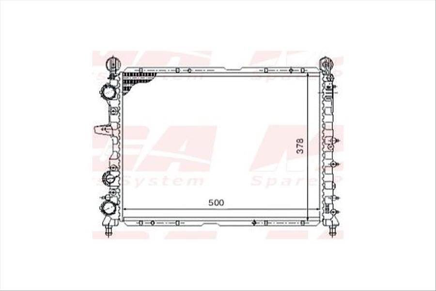 Su Radyatoru Mekanik ( Fıat : Tempra / Tıpo 1.4 16 Enj. Deposuz 90-93 )