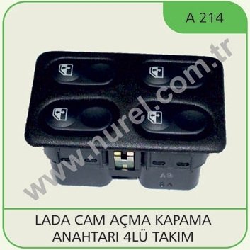 Cam Açma Kapama Anahtarı 4'Lü 28 Pin Lada