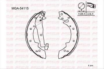 KAMPANA BALATA LEVYELI  ( RENAULT: R21 CONCORDE 86 - 94 / PEUGEOT: 305 405 88 - 96)