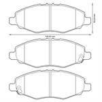 Balata Fren On-(Toyota: Hılux-Vıgo 05>08 ''2Wd''  )